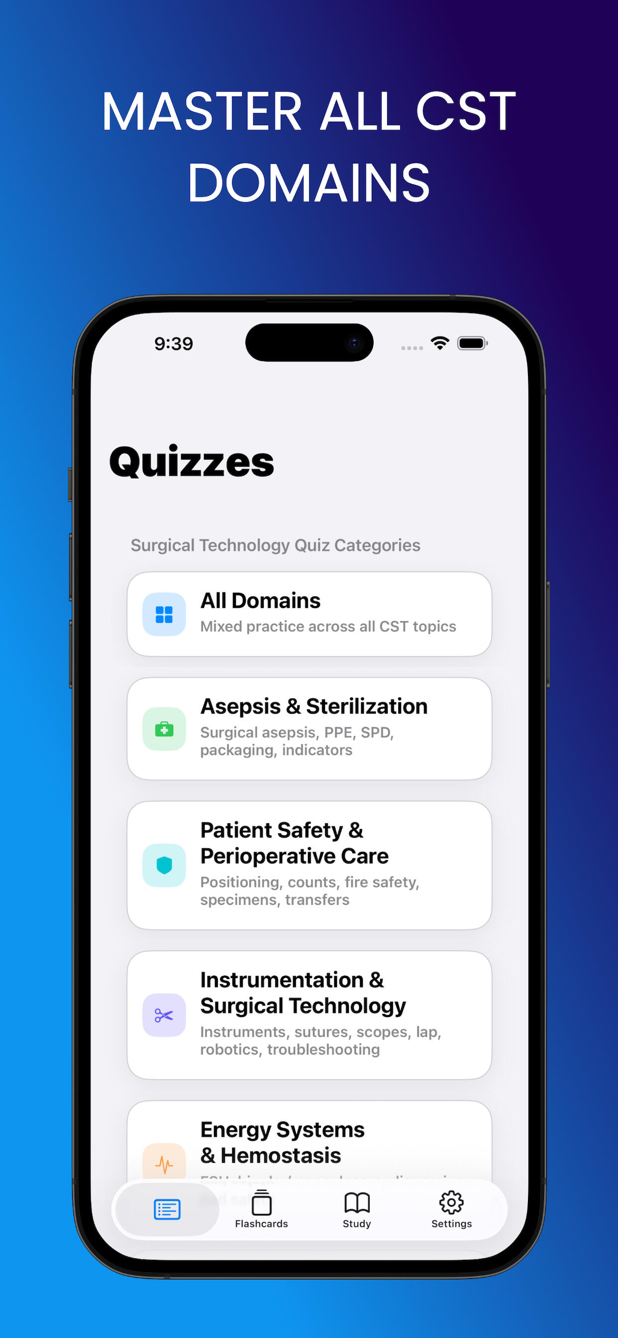 Surgical Tech CST Prep Quiz